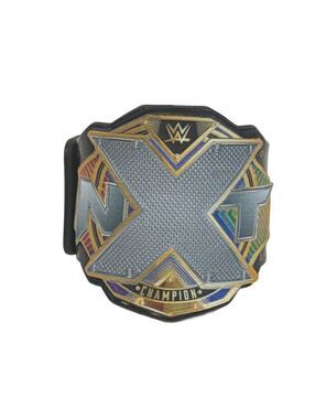 WWE NXT Wrestling Championship Belt Slap Bracelet Gold Black Collectible